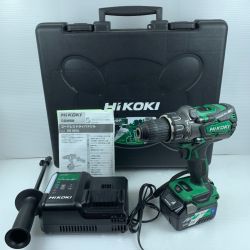 κκ HiKOKI ハイコーキ ドライバドリル  充電器・充電池1個・ケース付 コードレス式 13mm 36v 使用感有 DS36DA グリーン Bランク