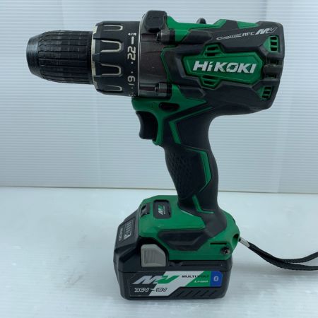 HiKOKI ハイコーキ ドライバドリル  充電器・充電池1個・ケース付 コードレス式 13mm 36v 使用感有 DS36DA グリーン