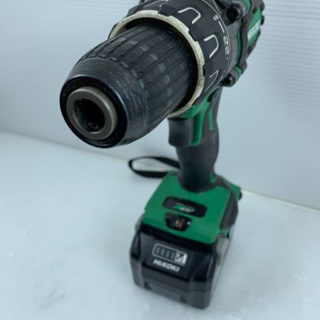  HiKOKI ハイコーキ ドライバドリル  充電器・充電池1個・ケース付 コードレス式 13mm 36v 使用感有 DS36DA グリーン
