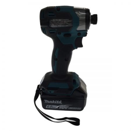  MAKITA マキタ インパクトドライバ   未使用品 バッテリー×2・充電器・取説付 コードレス式 18v TD173DRGX ブルー