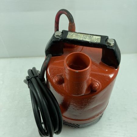 TSURUMI PUMP ツルミポンプ 水中ポンプ200v  取っ手欠け有、コンセントなし LB-480J レッド