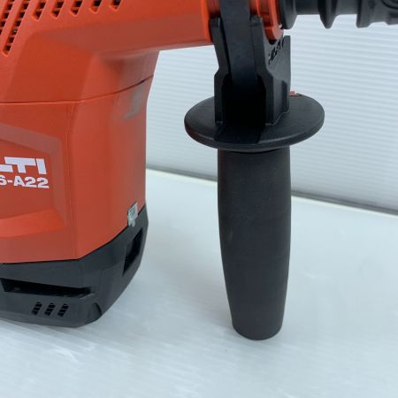  Hilti ヒルティ ハンマドリル 程度A 充電器・充電池2個・ケース付 コードレス式 22v 美品 TE 6-A22 レッド