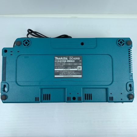  MAKITA マキタ 急速充電器  ブラック 未使用品(S) 本体のみ 40v 21126001573 DC40RB ブラック