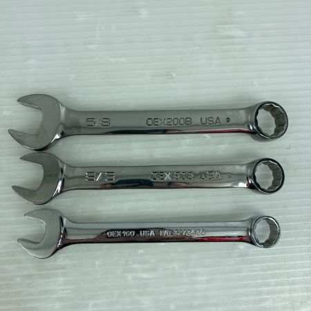 ДД Snap-on スナップオン コンビネーションレンチ 13本セット OEX80.100.120.140.160.180.200.220.240.260.280.300.320