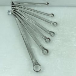 κκ Snap-on スナップオン 両口メガネレンチ XBMシリーズ  ハガレ有 7本 XBM シルバー Bランク