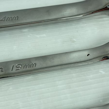  Snap-on スナップオン 両口メガネレンチ XBMシリーズ  ハガレ有 7本 XBM シルバー