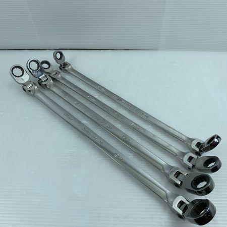  Snap-on スナップオン ラチェットレンチ  キズ、ハガレ有 4本セット XFRM