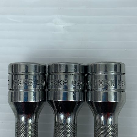 ЗЗ Snap-on スナップオン エクステンションバー　6本セット FXK シルバー