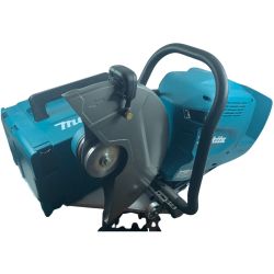 κκ MAKITA マキタ 充電式パワーカッター 充電器・充電池2個・ケース付 コードレス式 355mm 直流72V(40V+40V) 美品 CE001G グリーン Aランク