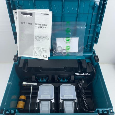  MAKITA マキタ 充電式パワーカッター 充電器・充電池2個・ケース付 コードレス式 355mm 直流72V(40V+40V) 美品 CE001G グリーン