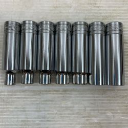 κκ Snap-on スナップオン ハンドツール ソケット ディープソケット7本セット S121,141×2,161,181,201,221 Bランク
