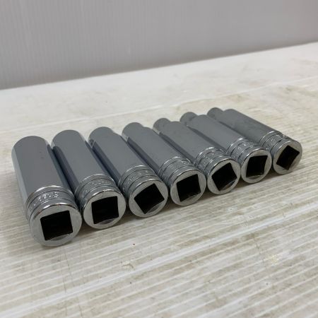  Snap-on スナップオン ハンドツール ソケット ディープソケット7本セット S121,141×2,161,181,201,221