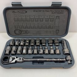 κκ Blue Point ハンドツール ラチェットハンドル 22ピース/Drパススルーソケットセット BLPPTSS3822 Bランク