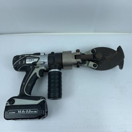  Panasonic パナソニック ケーブルカッター  ブラック 程度B 充電器・充電池1個・ケース付 コードレス式 14.4v  使用感有 EZ4641 ブラック