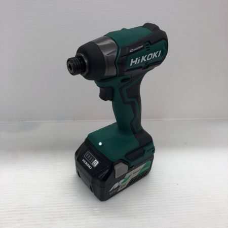 HiKOKI ハイコーキ 18v 充電式インパクトドライバ 充電器・充電池2個(5.0Ah)・ケース付 WH 18DD ダークグリーン
