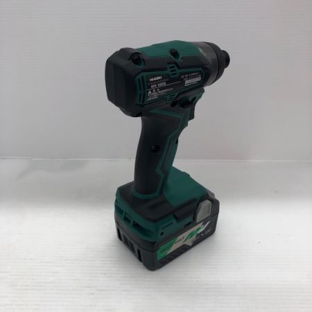 HiKOKI ハイコーキ 18v 充電式インパクトドライバ 充電器・充電池2個(5.0Ah)・ケース付 WH 18DD ダークグリーン