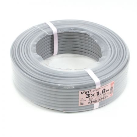  富士電線工業(FUJI ELECTRIC WIRE) VVFケーブル 3×1.6ｍｍ 未使用品 3×1.6ｍｍ