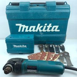 κκ MAKITA マキタ マルチツール 程度B ケース付 小物ケース付　コード式 100v TM3010CT ブルー Bランク