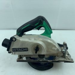 κκ HITACHI 日立 集じん丸のこ  本体のみ コードレス式 125mm 18v 2015年製 C18DYBL グリーン Cランク