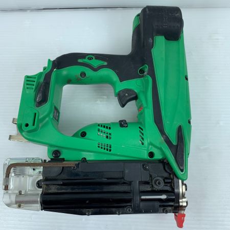  HITACHI 日立 釘打ち機 充電器・充電池1個・ケース付 コードレス式 14.4v 2013年製 NP14DSL グリーン
