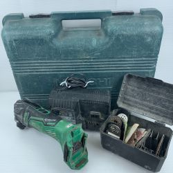 κκ HITACHI 日立 マルチツール 使用感あり 充電器・小物ケース付 CV18DBL Cランク