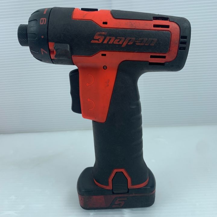 Snap-on スナップオン インパクトドライバ 程度C 充電器・充電池2個付 コードレス式 7.2v 15334033 使用感有 CTS761O  レッド｜中古｜なんでもリサイクルビッグバン