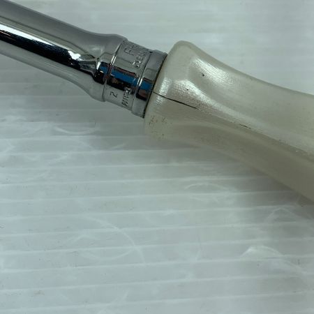  Snap-on スナップオン 3/8角スイベルラウンドヘッドクラシックグリップラチェット FHNFD100 ホワイト