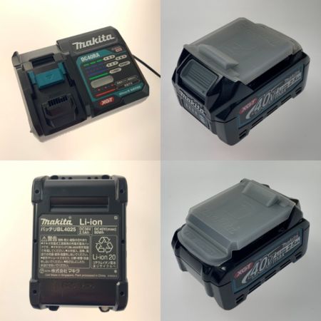  MAKITA マキタ インパクトドライバ 未使用品 充電器・充電池2個・ケース付 コードレス式 40v TD002GRDX ブルー