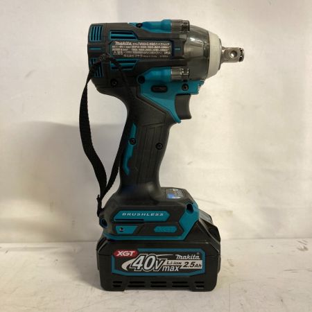  MAKITA マキタ 40Vmax インパクトレンチ 差込角12.7mm 　バッテリ2個・充電器・ケース付 TW004GRDX ブルー