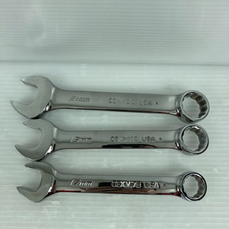  Snap-on スナップオン コンビネーションレンチ  OEXM210B.21B.19B,17B.14B,13B.12B  7本セット OEXM210B.21B.19B17B.14B13B.12B