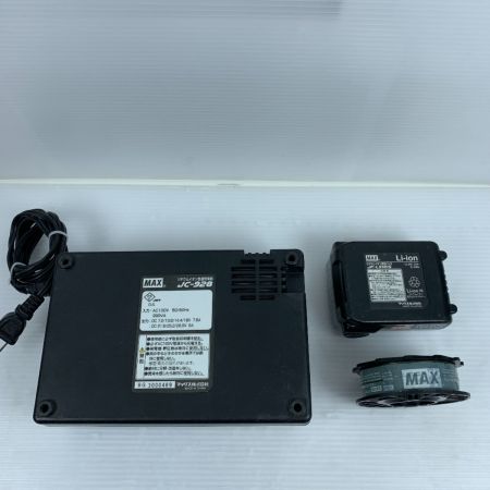  MAX マックス リバータイア 充電器・充電池2個・ケース付 コードレス式 14.4v 使用感有 RB-399 レッド×ブラック