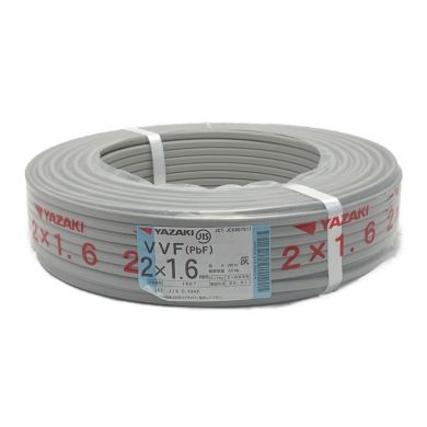 YAZAKI VVFケーブル 2芯1.6mm×100m 2×1.6 未使用品 ｜中古｜なんでも  