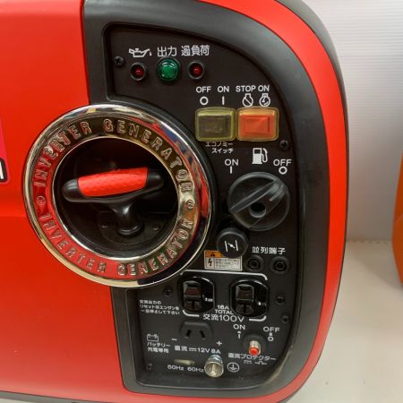  shindaiwa 新ダイワ インバーター式発電機 本体のみ 4サイクル 美品 IEG1600M レッド
