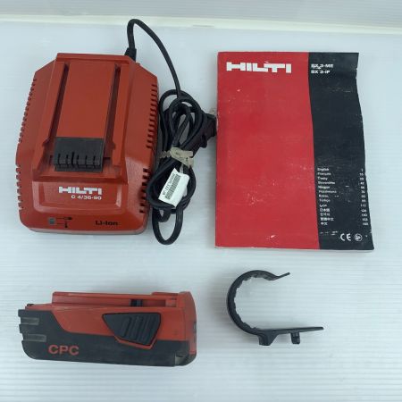  Hilti ヒルティ エア釘打ち 充電器・充電池2個・ケース付 コードレス式 21.6V 使用感有 BX3 レッド