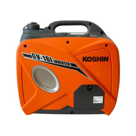 ДД KOSHIN インバーター発電機  未使用品 箱付 1.6kVA 100v GV-16i オレンジ