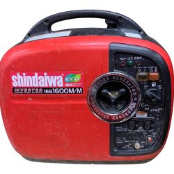 κκ shindaiwa 新ダイワ インバーター発電機ワ  本体のみ 常圧 1.6kVA  使用感有 iEG1600M-Y レッド Cランク