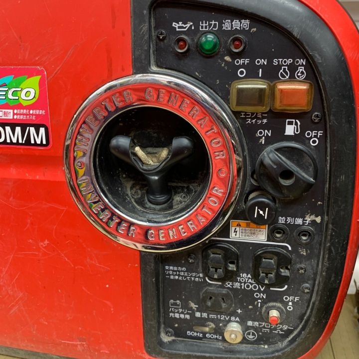 shindaiwa 新ダイワ インバーター発電機ワ 本体のみ 常圧 1.6kVA 使用感有 iEG1600M-Y  レッド｜中古｜なんでもリサイクルビッグバン