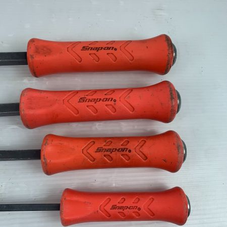  Snap-on スナップオン フライバーバール 　4本セット SPBS24A,18A,12A,8Aｾｯﾄ レッド