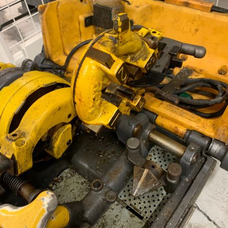  REX レッキス ネジ切り機  コード式 使用感有 S25AⅢ イエロー