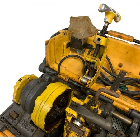  REX レッキス ネジ切り機  コード式 使用感有 S25AⅢ イエロー