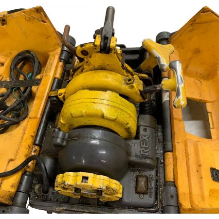  REX レッキス ネジ切り機  コード式 使用感有 S25AⅢ イエロー