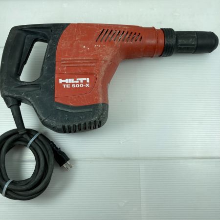  Hilti ヒルティ ハンマ ケース付 コード式 100v TE500-X レッド