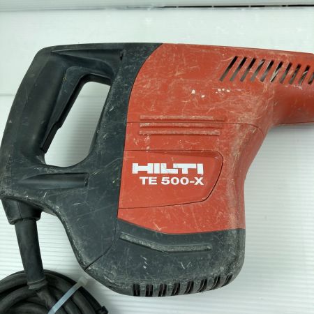  Hilti ヒルティ ハンマ ケース付 コード式 100v TE500-X レッド