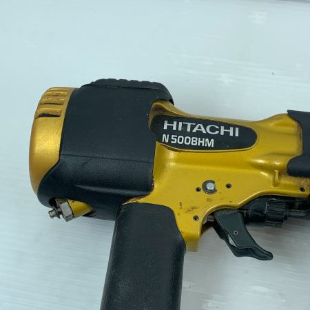  HITACHI 日立 エアタッカ ケース付 高圧 N5008HM ゴールド×ブラック