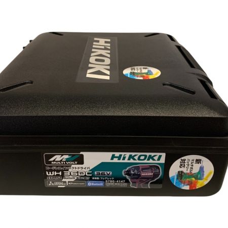  HiKOKI ハイコーキ インパクトドライバ  未使用品 充電器・充電池2個・ケース付 コードレス式 36v WH36DC レッド