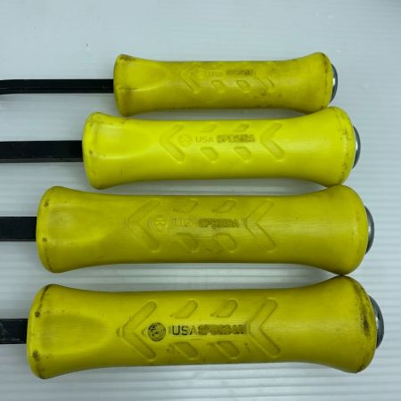  Snap-on スナップオン フライバーバール 　4本セット SPBS イエロー