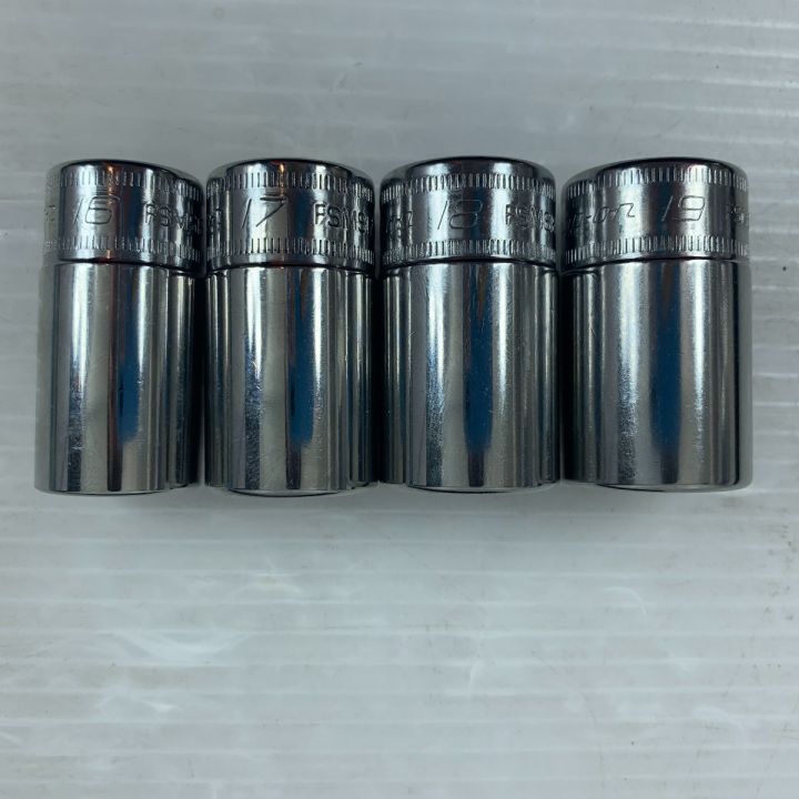 Snap-on スナップオン 3/8セミディープソケット 12点セット ケース付 