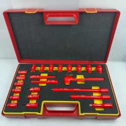 κκ STAHLWILLE スタビレー ツールセット 付属品完備  3/8SQ絶縁ソケットセット 12171/19/4VDE レッド Aランク