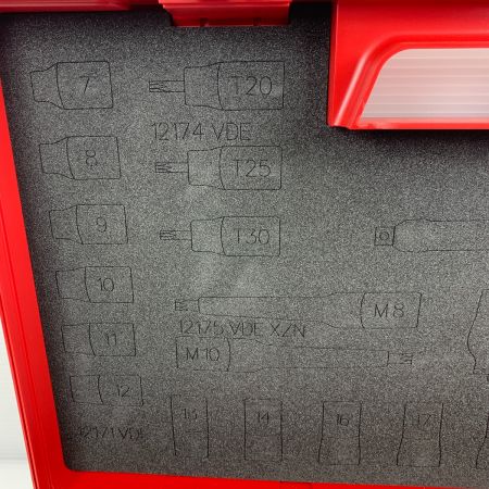 STAHLWILLE スタビレー ツールセット 付属品完備  3/8SQ絶縁ソケットセット 12171/19/4VDE レッド