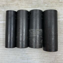 κκ Snap-on スナップオン ハンドツール ソケット 22,21,19,17 ４個セット SHMM ブラック Bランク